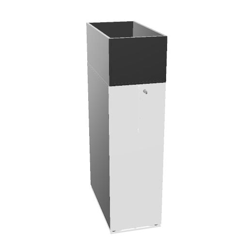 BOXI Apothekerschrank | Innenleben konfigurierbar, mit Stiftablage, 360-420 x 800-820 mm