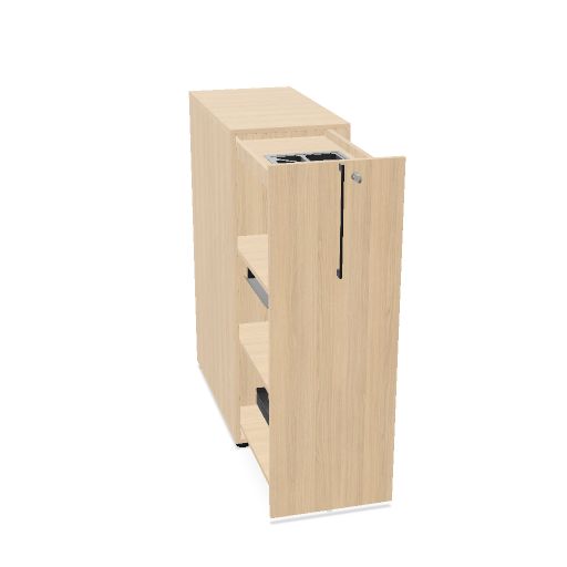 BOXI Apothekerschrank | Innenleben konfigurierbar, mit Stiftablage, 360-420 x 800-820 mm