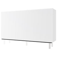 Bralco JET EVO Highboard | 2 oh, 2036 x 460 mm, bianco