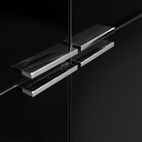 Bralco JET EVO Highboard | 2 oh, 2036 x 460 mm, noir