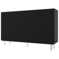 Bralco JET EVO Highboard | 2 oh, 2036 x 460 mm, noir