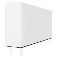 Bralco JET EVO Highboard | 2 oh, 2036 x 460 mm, bianco