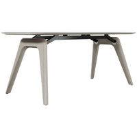 Bralco RAIL Tableau de réunion | 1800 - 2400 mm (6 - 8 personnes) | Vrai bois, chêne gris clair