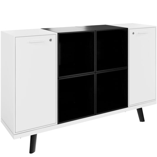 Bralco RAIL Highboard | 2 oh, 1600 x 400 mm, chêne noir