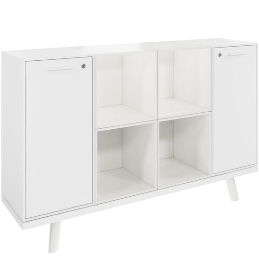 BRALCO RAIL Highboard | 2 OH, 1600 x 400 mm, Eiche Weiss