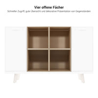 BRALCO RAIL Highboard | 2 OH, 1600 x 400 mm, Eiche Natur