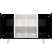 Buffet haut BRALCO RAIL | 2 OH, 1600 x 400 mm, chêne noir