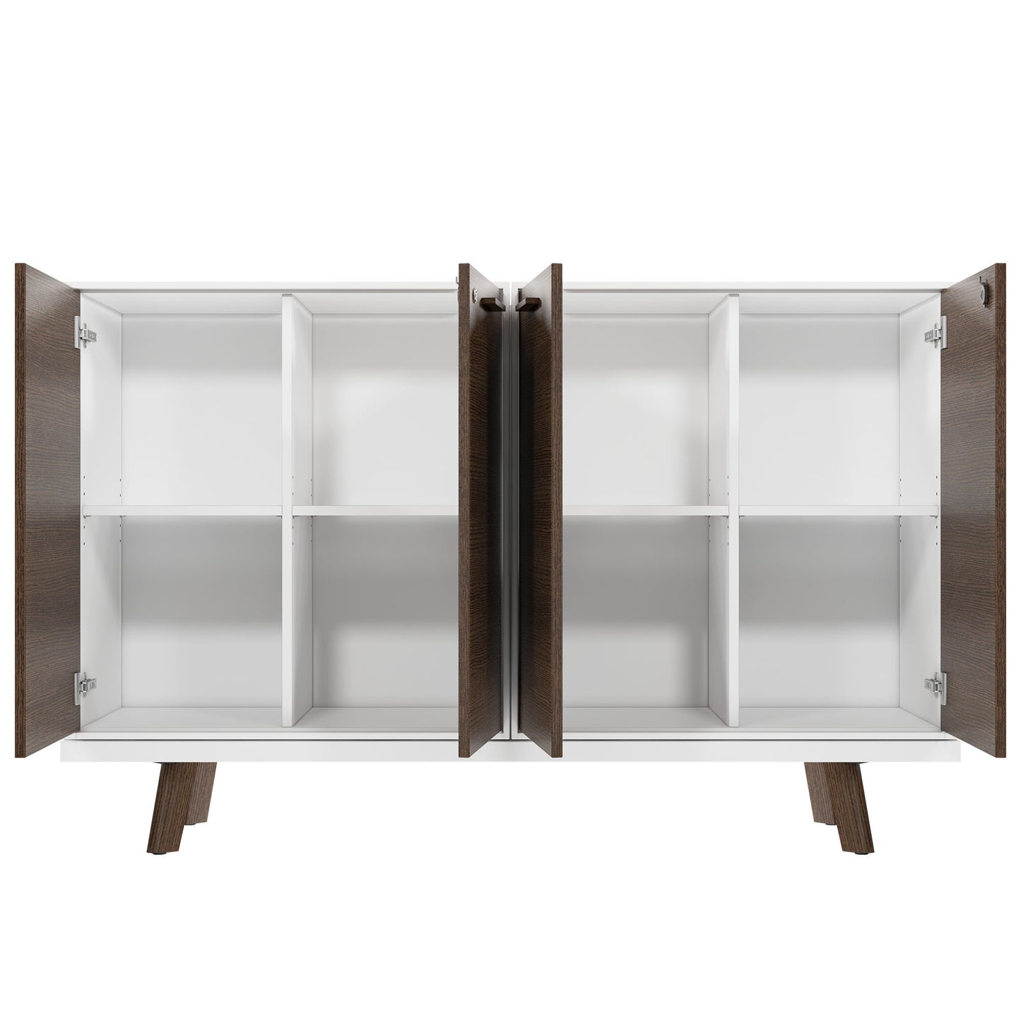 BRALCO RAIL highboard | 2 OH, 1600 x 400 mm, tobacco oak