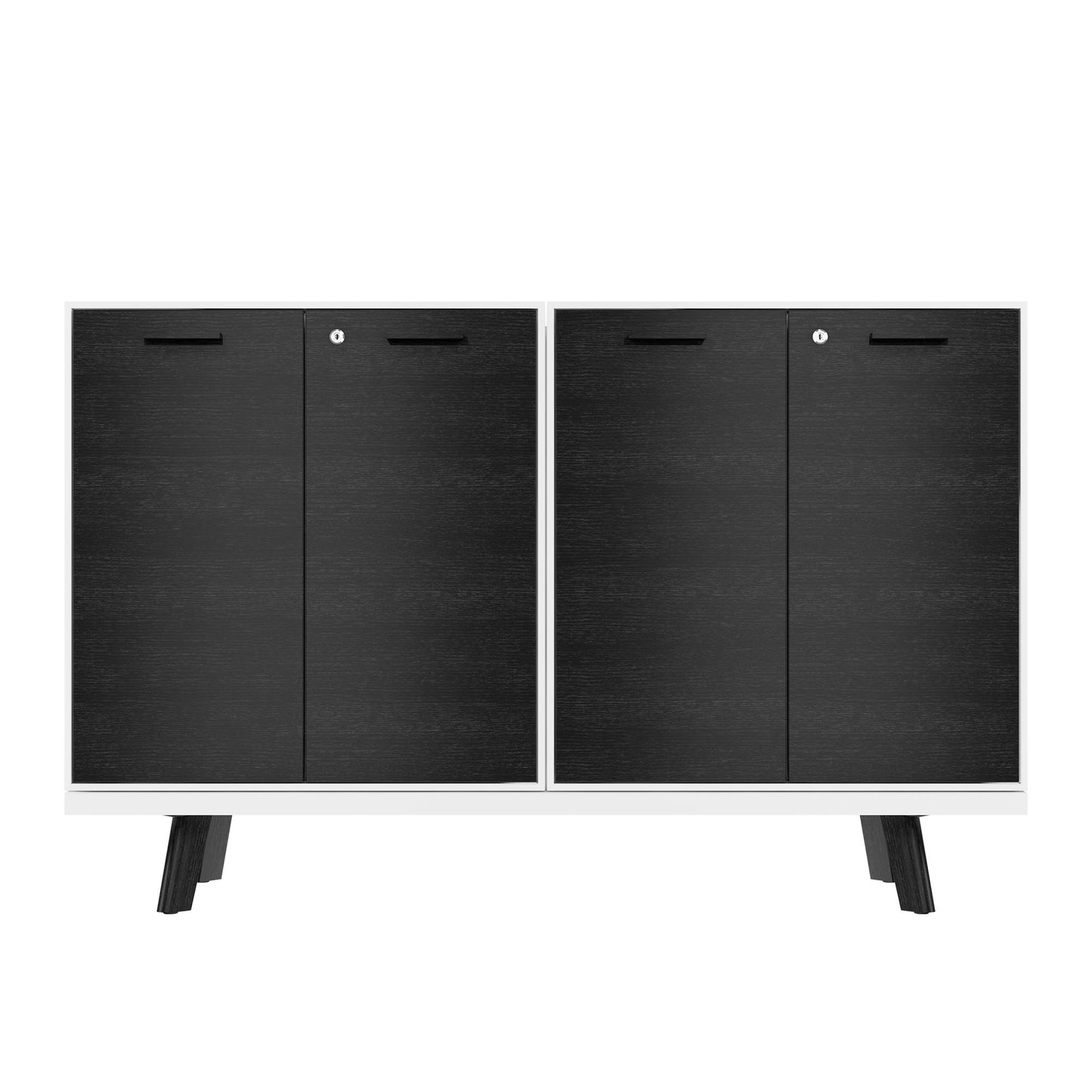 Buffet haut BRALCO RAIL | 2 OH, 1600 x 400 mm, chêne noir