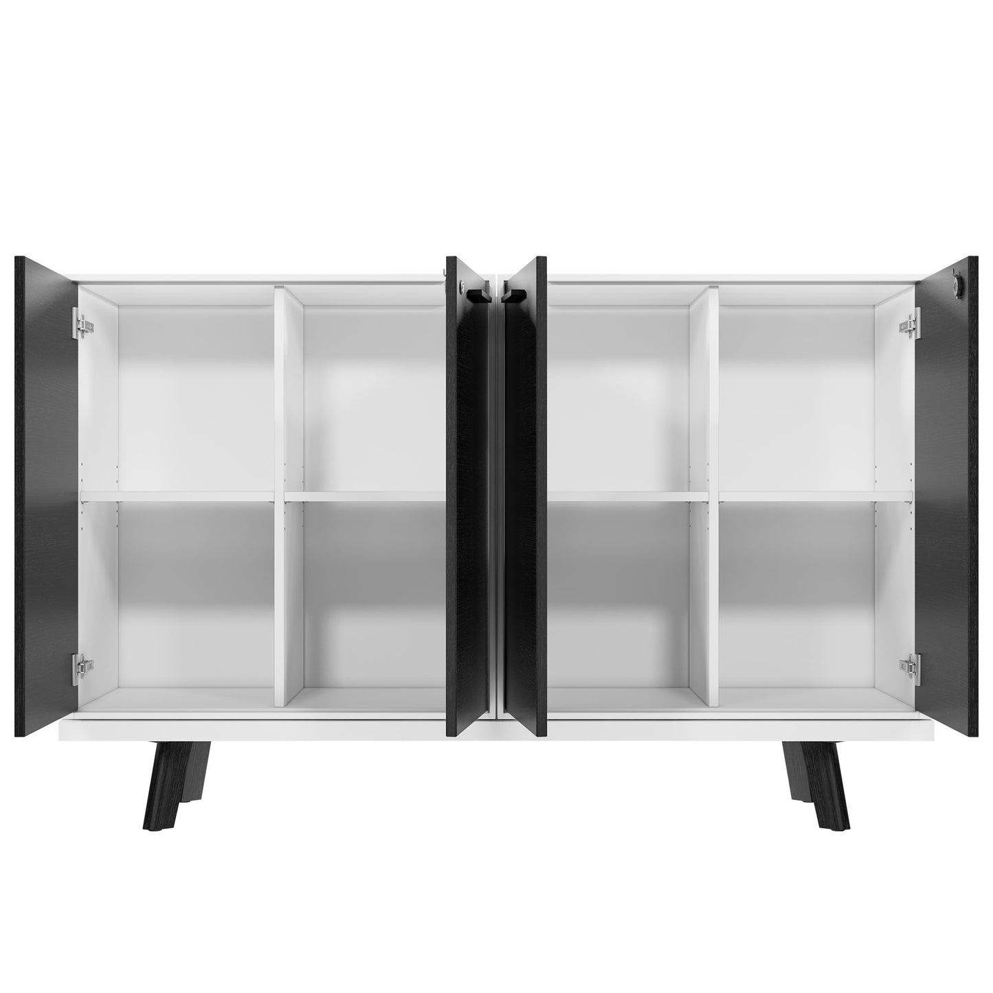 Bralco RAIL Highboard | 2 oh, 1600 x 400 mm, chêne noir