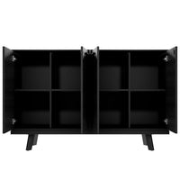 Buffet haut BRALCO RAIL | 2 OH, 1600 x 400 mm, chêne noir