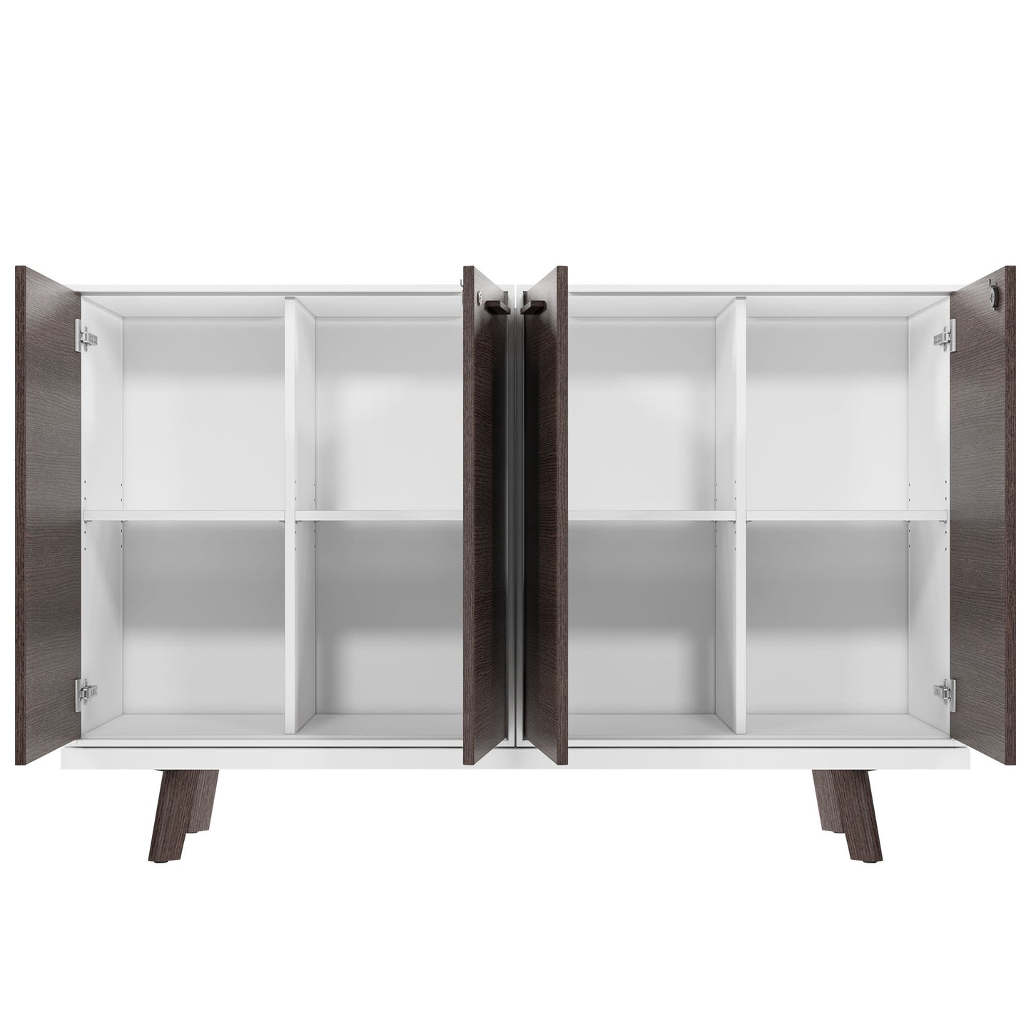 BRALCO RAIL highboard | 2 OH, 1600 x 400 mm, carbon oak