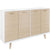 Bralco RAIL Highboard | 2 oh, 1600 x 400 mm, nature de chêne