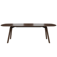 Bralco Rail Conference Table | Forma di avvio 2400 - 2800 mm (8-10 persone) | Vero legno, tabacco da quercia