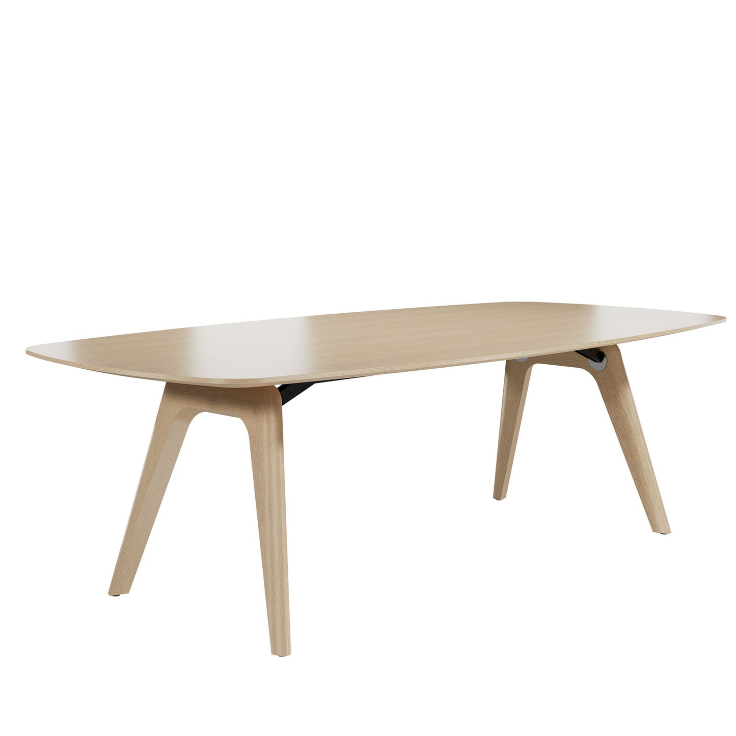 Bralco Rail Conference Table | Forma di avvio 2400 - 2800 mm (8-10 persone) | Vero legno, natura di quercia