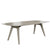 BRALCO RAIL meeting table | Boat shape 2400 - 2800 mm (8 - 10 people) | Real wood, light gray oak