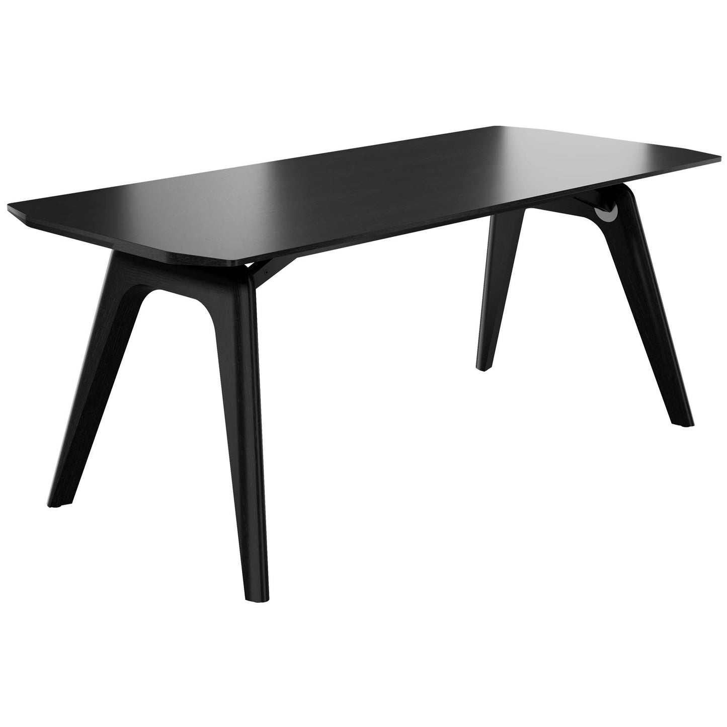 Bralco Rail Conference Table | 1800 - 2400 mm (6-8 persone) | Vero legno, nero di quercia