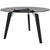 BRALCO RAIL meeting table | Round, 1200 - 1600 mm (4 - 6 people), gray tinted glass table top, solid oak wood frame