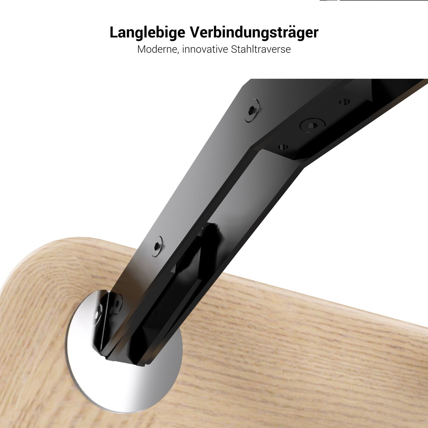 Bralco RAIL Tabella della conferenza | 3600 x 1200 mm, natura di quercia