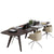 BRALCO RAIL conference table | 3600 x 1200 mm, carbon oak
