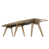 BRALCO RAIL conference table | 3600 x 1200 mm, natural oak