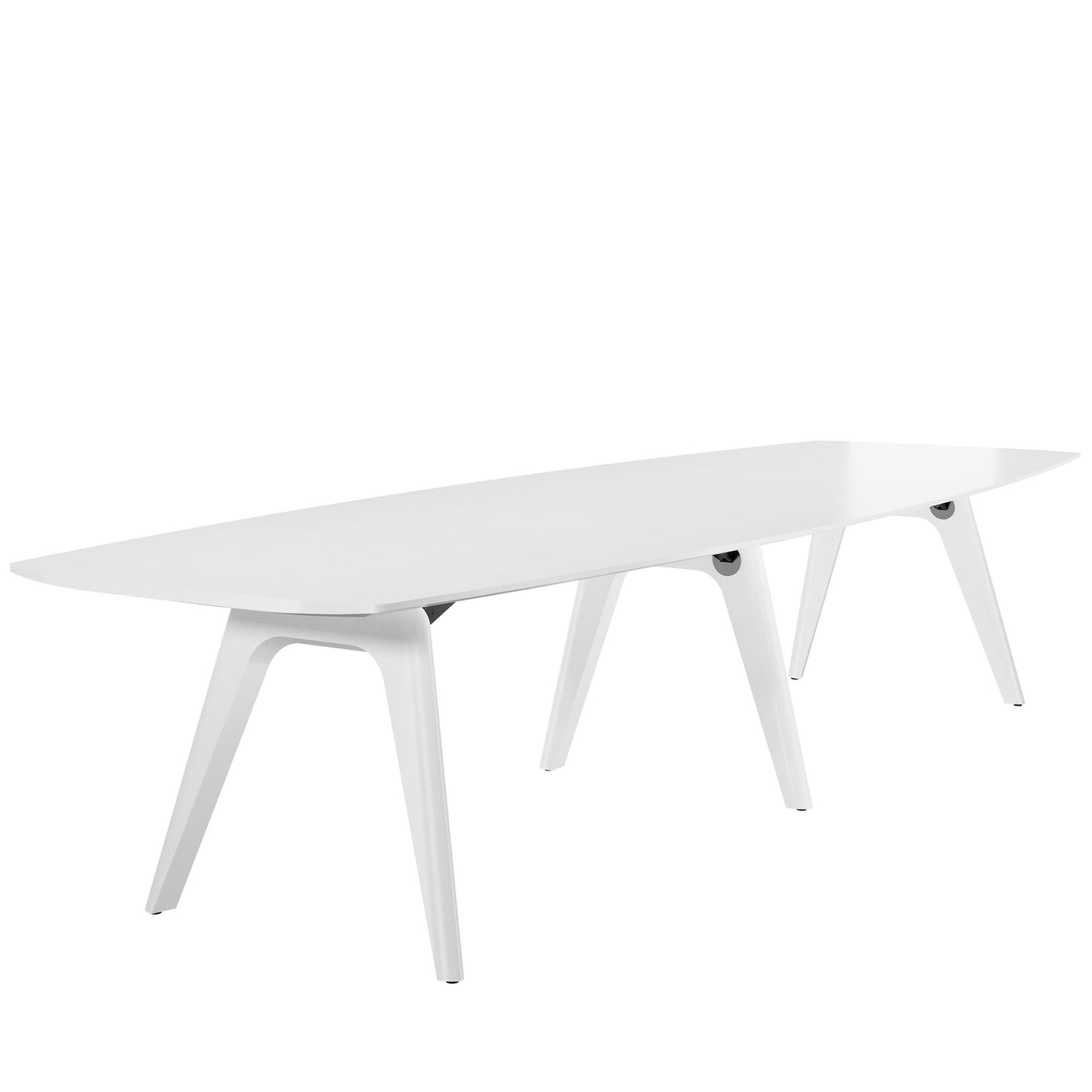 Bralco RAIL Conference table | 3600 x 1200 mm, oak white