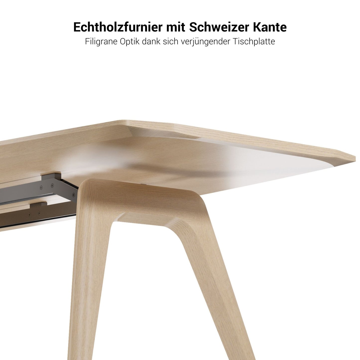 Bralco RAIL Tabella della conferenza | 3600 x 1200 mm, natura di quercia