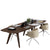 BRALCO RAIL conference table | 3600 x 1200 mm, tobacco oak