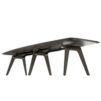 BRALCO RAIL conference table | 3600 x 1200 mm, dark gray oak