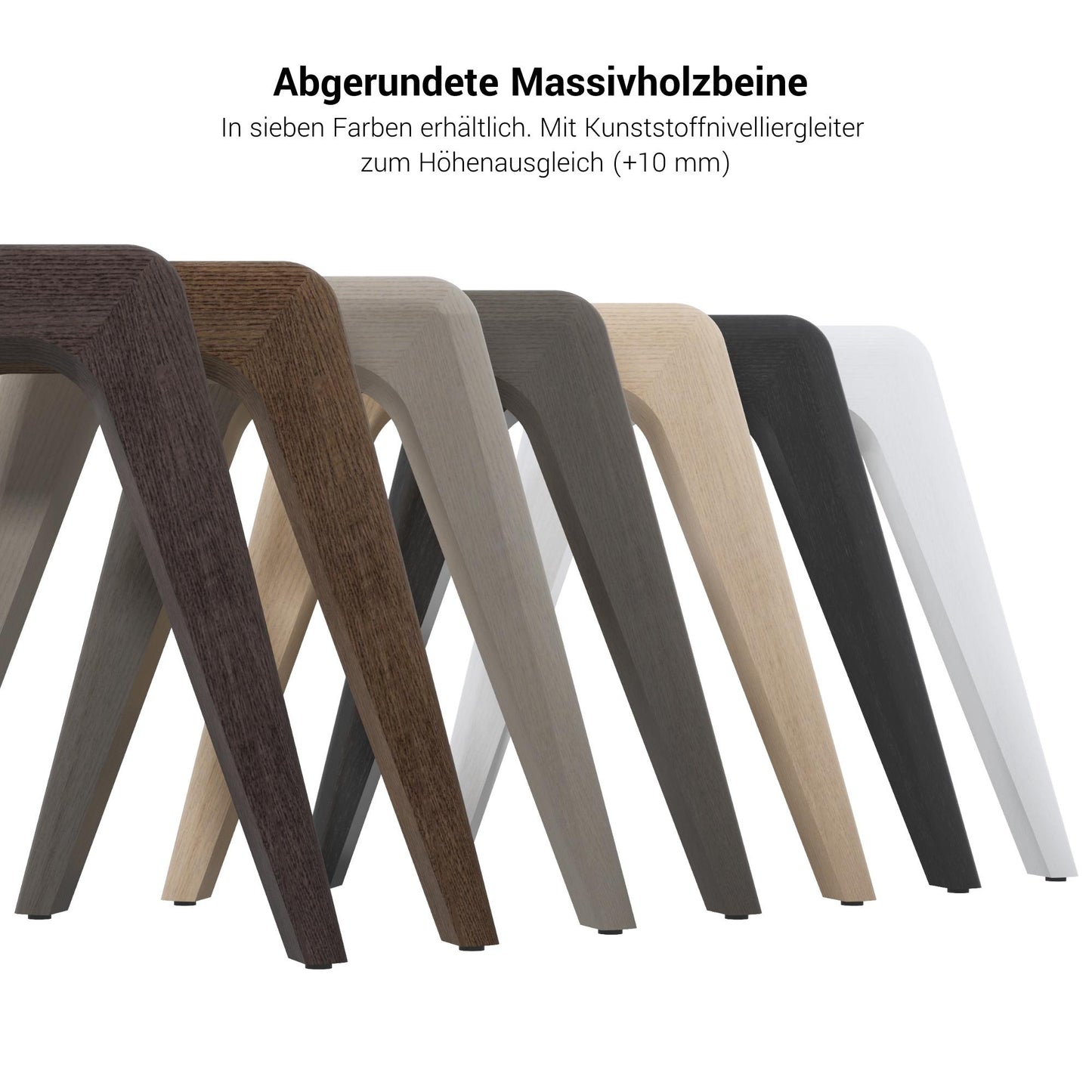 Bralco RAIL Scrivania | 1800 - 2400 mm | Vero legno, bianco in quercia