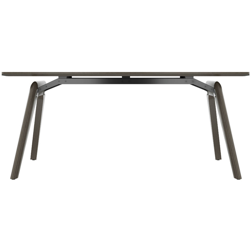 Bralco RAIL Bureau | 1800 - 2400 mm | Vrai bois, chêne gris foncé