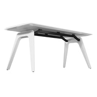 Bralco Rail desk | 1800 - 2400 mm | Real wood, oak white