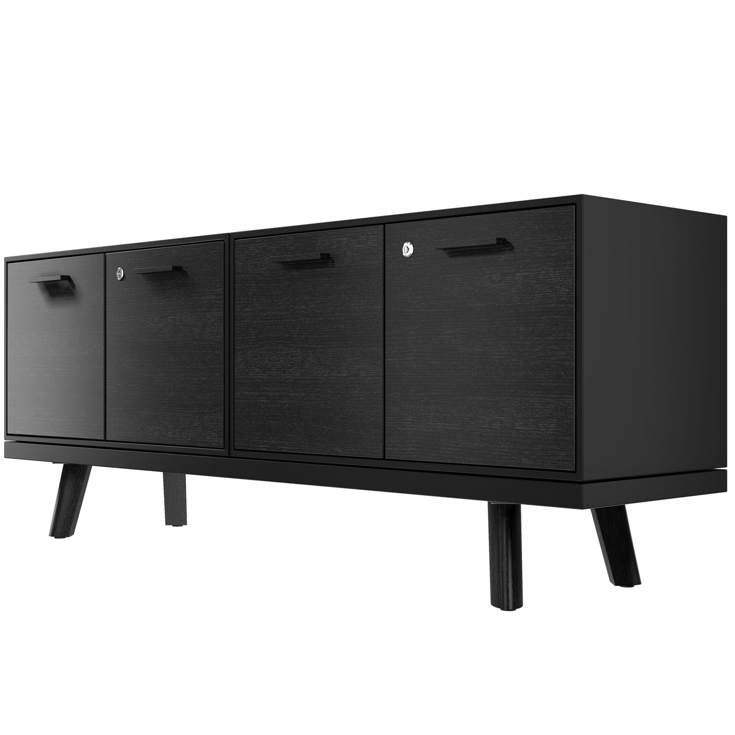 BRALCO RAIL Buffet bas | 1,5 OH, 1603 x 400 mm, chêne noir