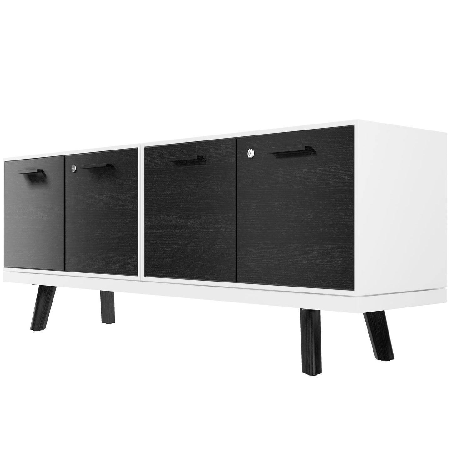 BRALCO RAIL Buffet bas | 1,5 OH, 1603 x 400 mm, chêne noir