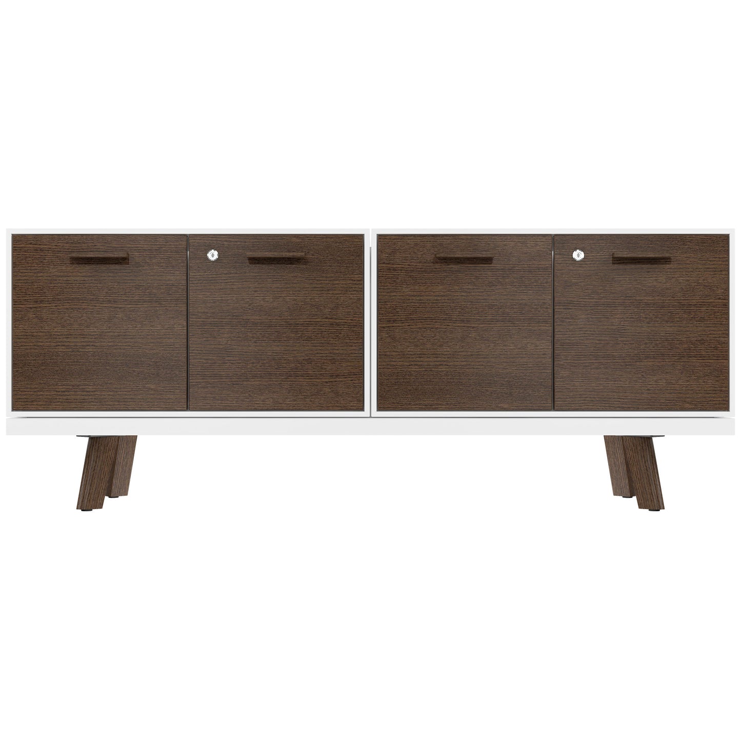 BRALCO RAIL Buffet bas | 1,5 OH, 1603 x 400 mm, chêne tabac