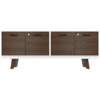 BRALCO RAIL Buffet bas | 1,5 OH, 1603 x 400 mm, chêne tabac