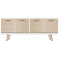 BRALCO RAIL Buffet bas | 1,5 OH, 1603 x 400 mm, chêne naturel