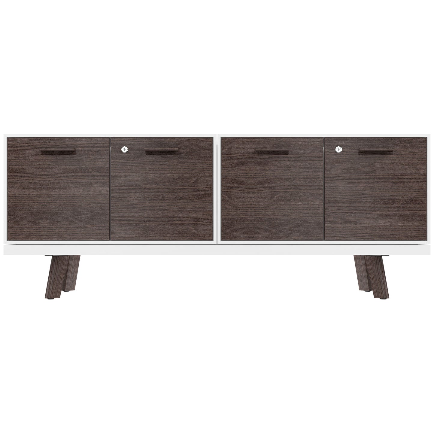 BRALCO RAIL Buffet bas | 1,5 OH, 1603 x 400 mm, chêne carbone