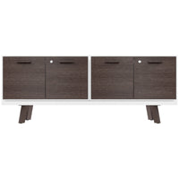 BRALCO RAIL Buffet bas | 1,5 OH, 1603 x 400 mm, chêne carbone