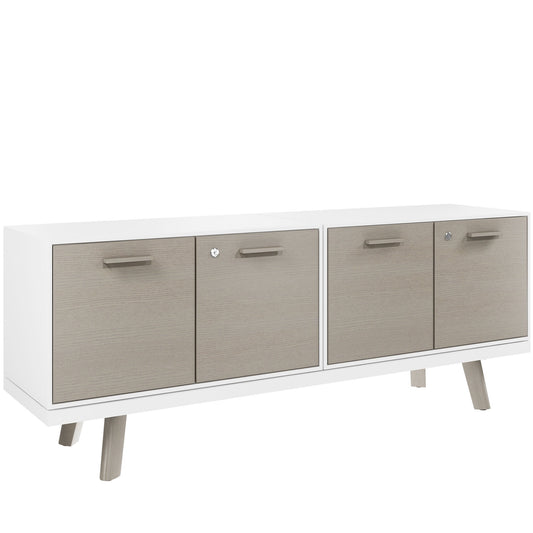 Bralco RAIL Punti di bassa bordo | 1,5 OH, 1603 x 400 mm, grigio chiaro di quercia