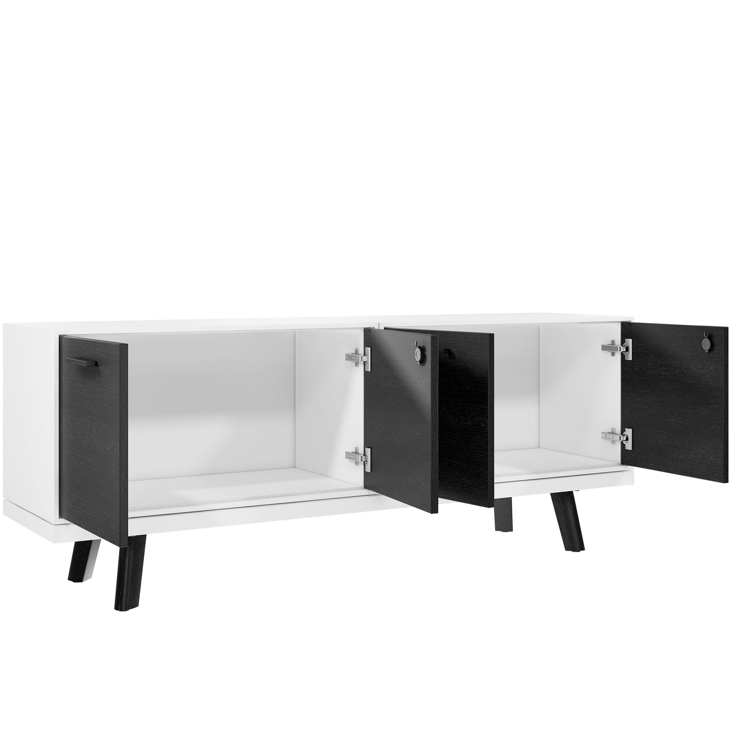 BRALCO RAIL Buffet bas | 1,5 OH, 1603 x 400 mm, chêne noir