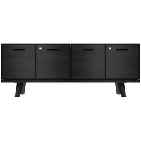 BRALCO RAIL Buffet bas | 1,5 OH, 1603 x 400 mm, chêne noir