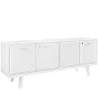 Bralco RAIL Punti di bassa bordo | 1,5 OH, 1603 x 400 mm, bianco di quercia