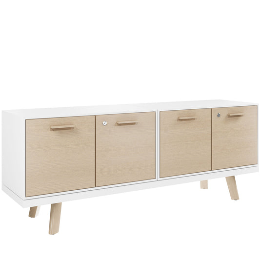 BRALCO RAIL Lowboard | 1.5 OH, 1603 x 400 mm, natural oak