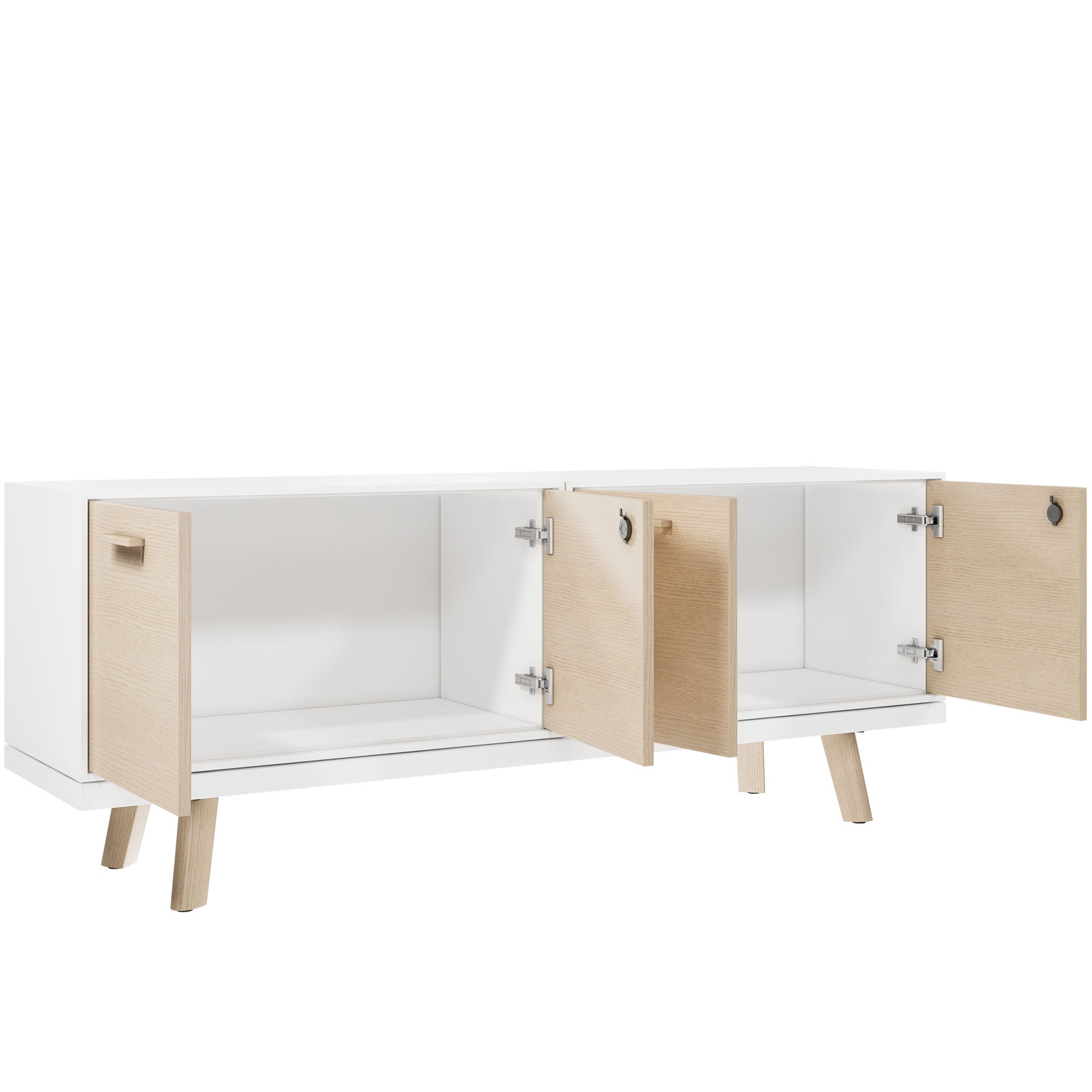 BRALCO RAIL Lowboard | 1.5 OH, 1603 x 400 mm, natural oak