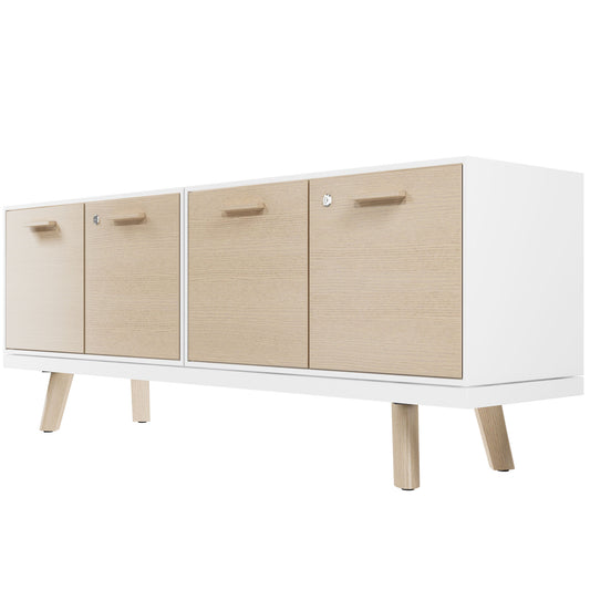 BRALCO RAIL Lowboard | 1.5 OH, 1603 x 400 mm, natural oak