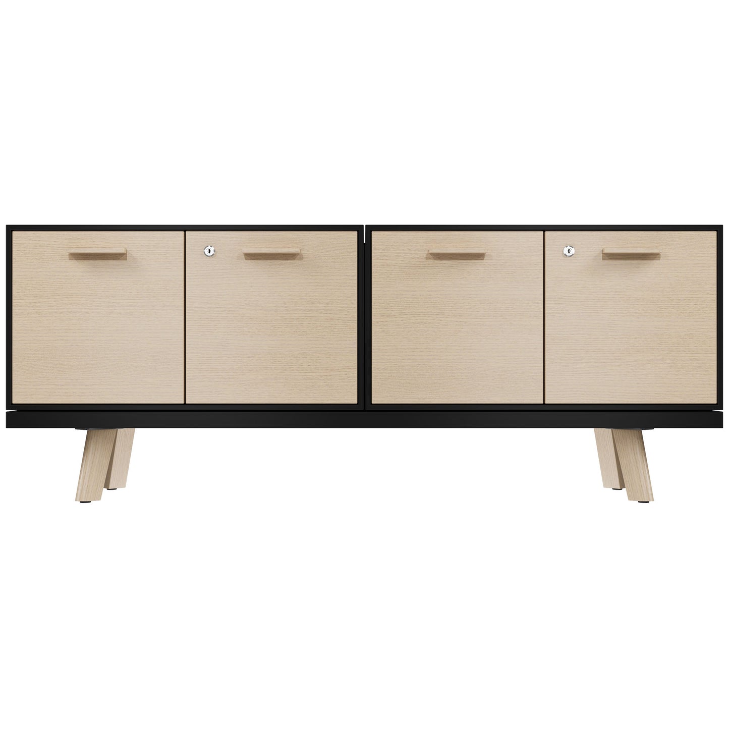 BRALCO RAIL Lowboard | 1.5 OH, 1603 x 400 mm, natural oak
