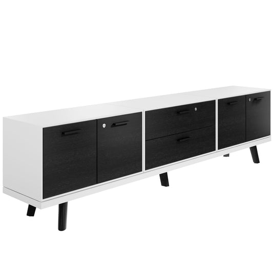 Bralco RAIL Lowboard | 1,5 oh, 2400 x 400 mm, chêne noir