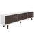 BRALCO RAIL Buffet bas | 1,5 OH, 2400 x 400 mm, chêne carbone