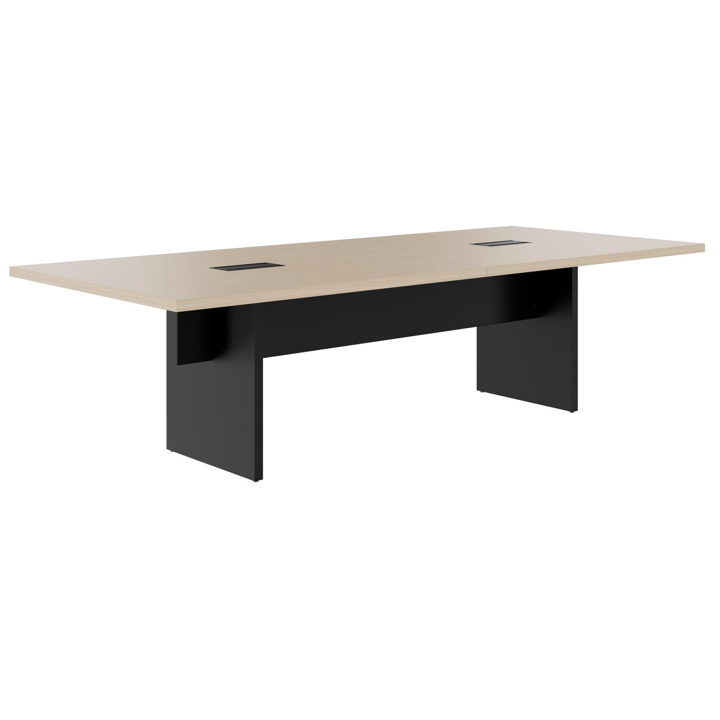 BRALCO SILE conference table | 2400 - 4200 mm (6 - 16 people), electrified, oak
